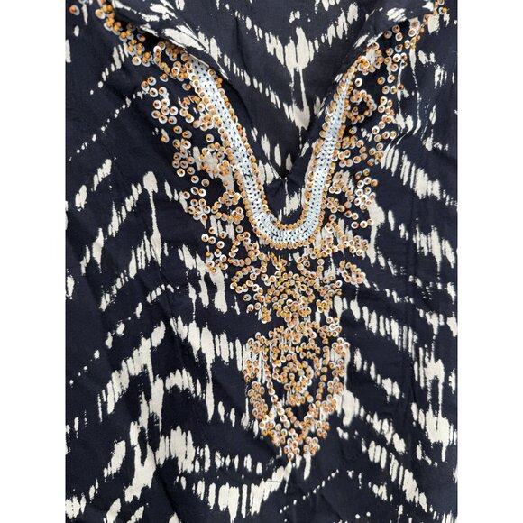 Sofft Surroundings Women's Akira Beaded Tunic Top Size 1X - Picture 7 of 12